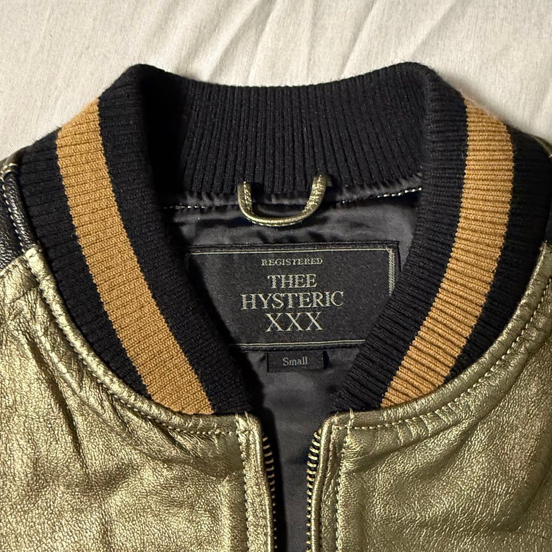 ヒステリックグラマー　レザージャケット サイズS +ノベルティ