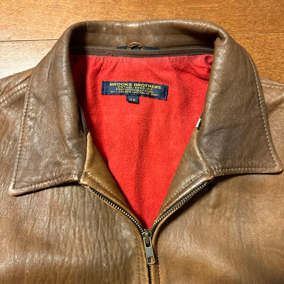 K*o様 BrooksBrothers シープレザーボンバージャケットG-1 A