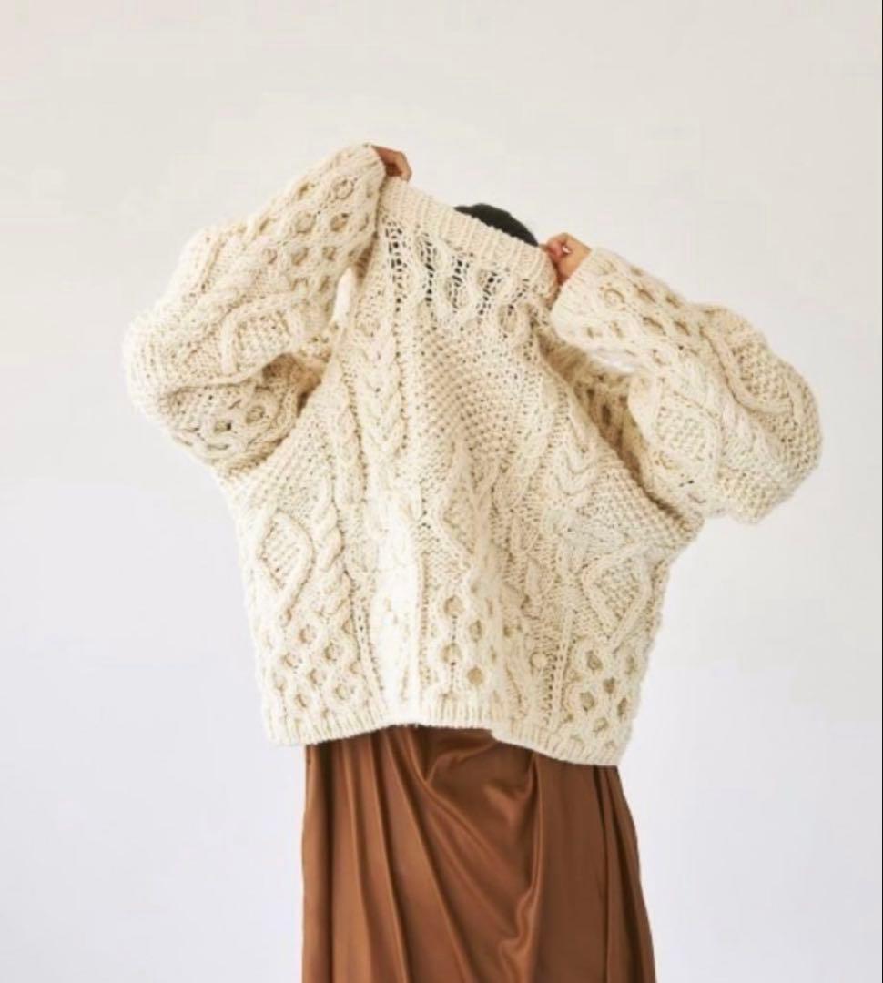 TODAYFUL トゥデイフル　Pattern Hand Knit