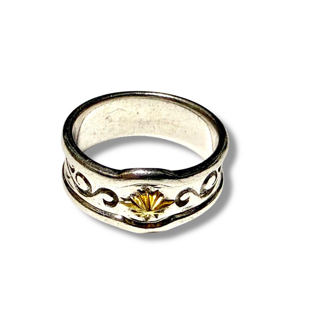 ★限定出品★ SAAD サード リング 指輪 シルバー 925 K18 15号