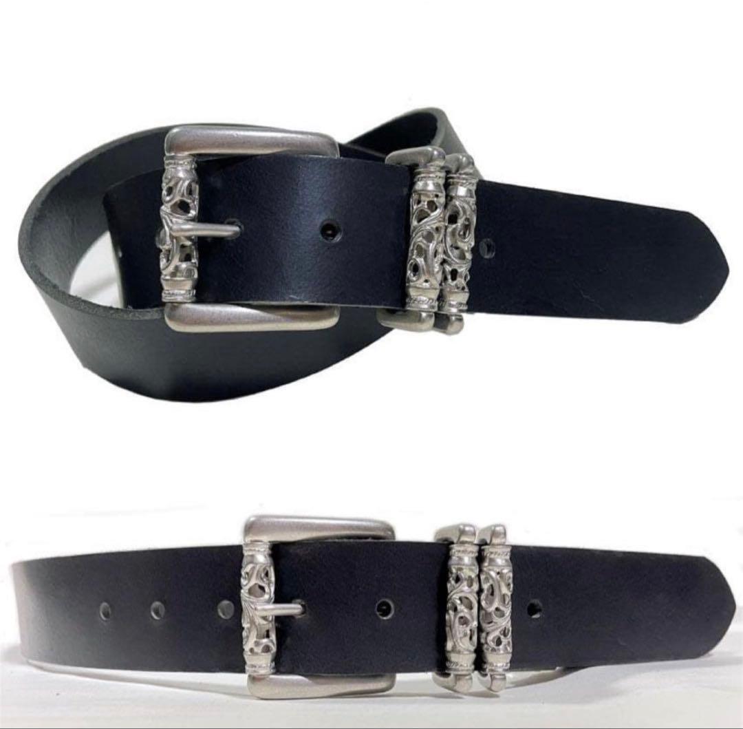 ケルティックローラー 本革 ブラックベルト