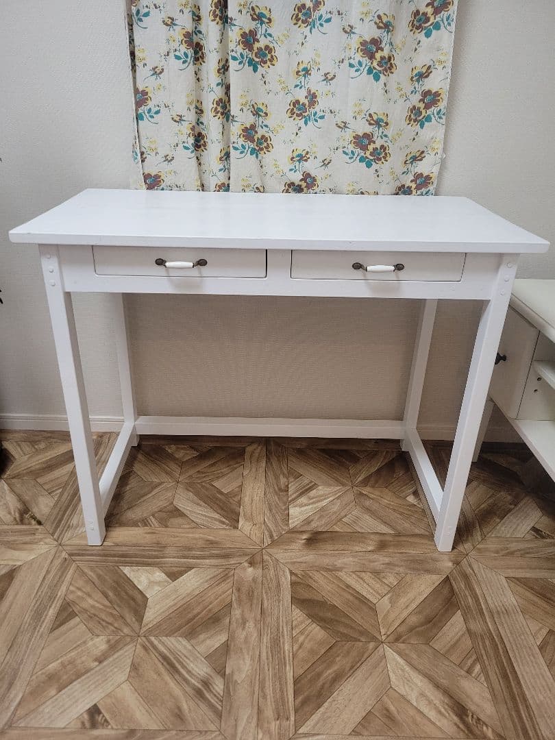 最終値下げ！ホワイトシャビーアンティーク風カウンターデス ハンドメイド②残り1台