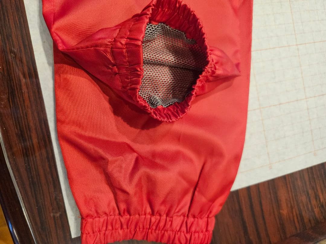 美品　LANVINランバンスポーツ　2ウェイ　防寒ゴルフ アウターウェア レッド