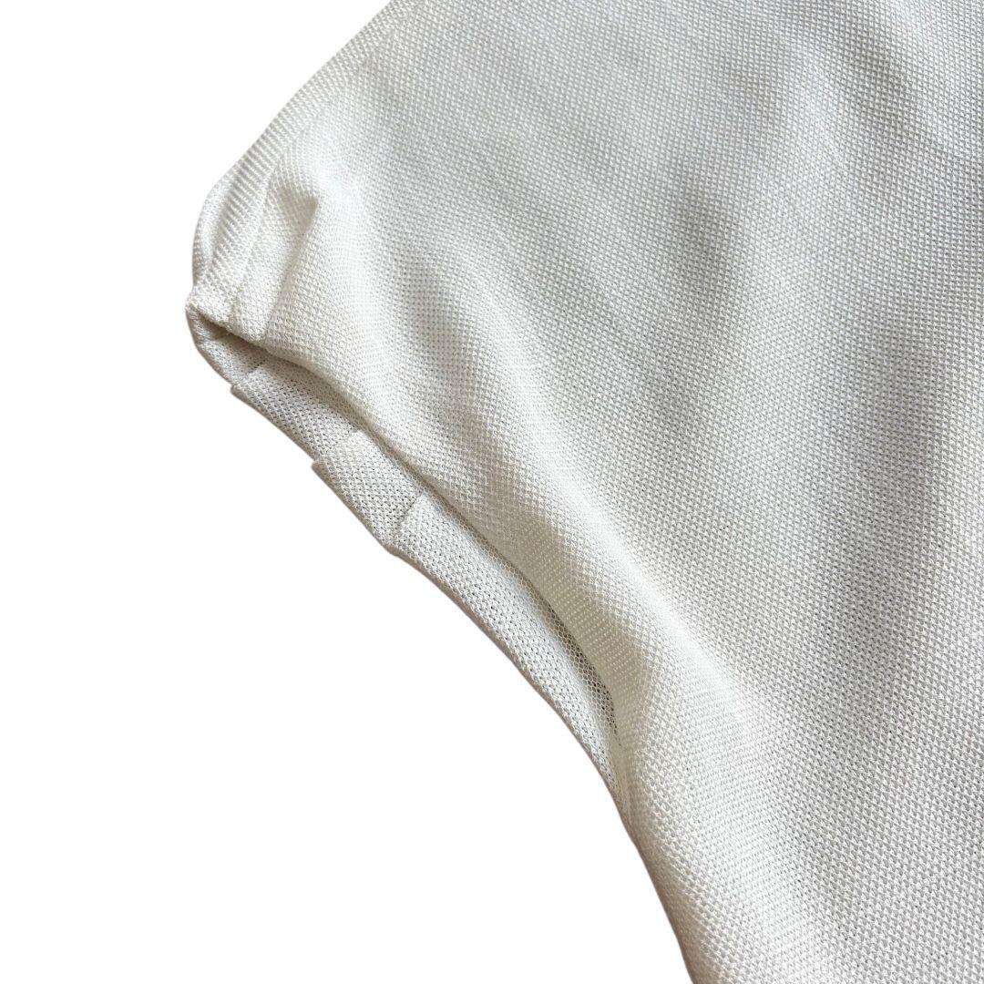 美品 ✨Ballsey ポリエステルレーヨン カラミ フレンチスリーブブラウス