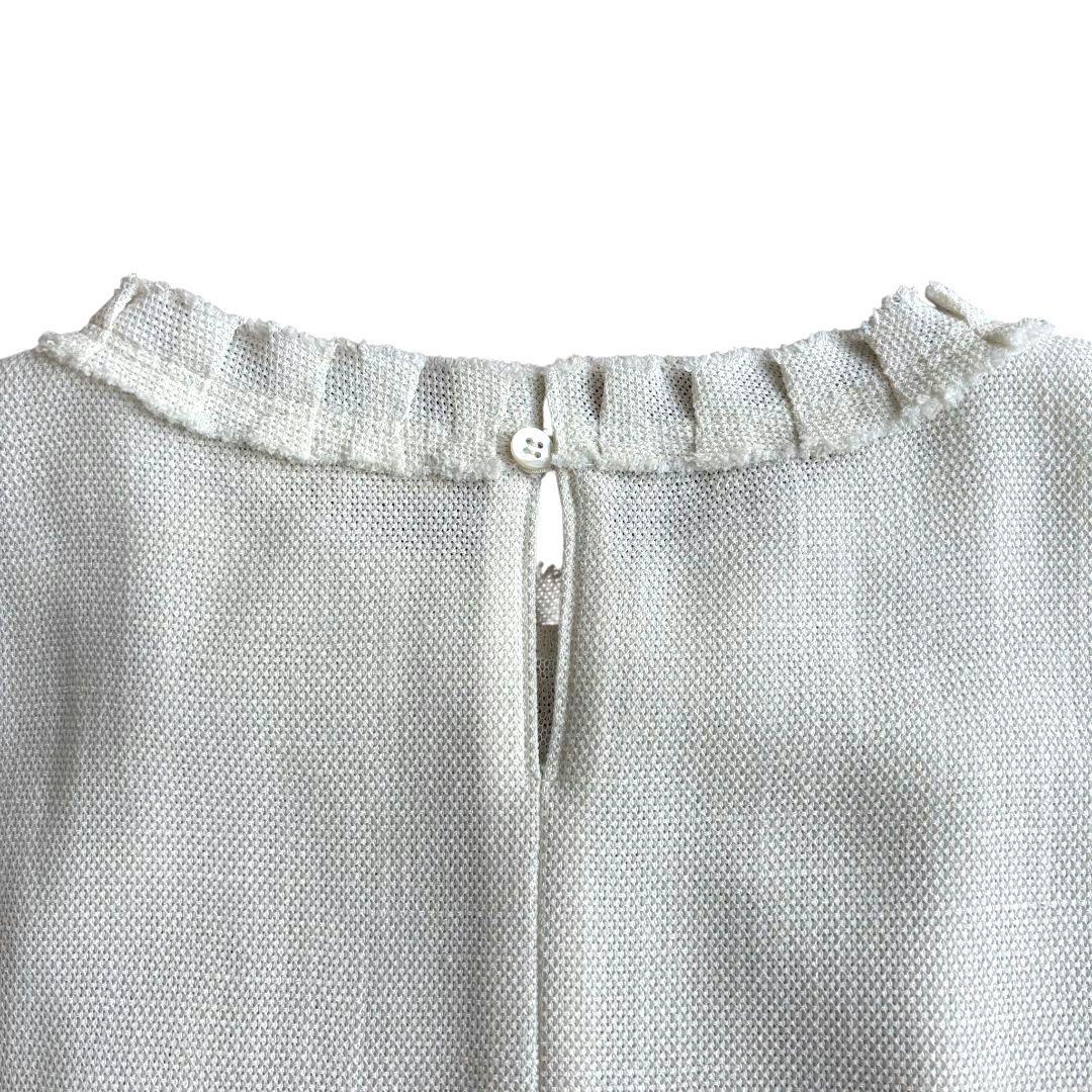 美品 ✨Ballsey ポリエステルレーヨン カラミ フレンチスリーブブラウス
