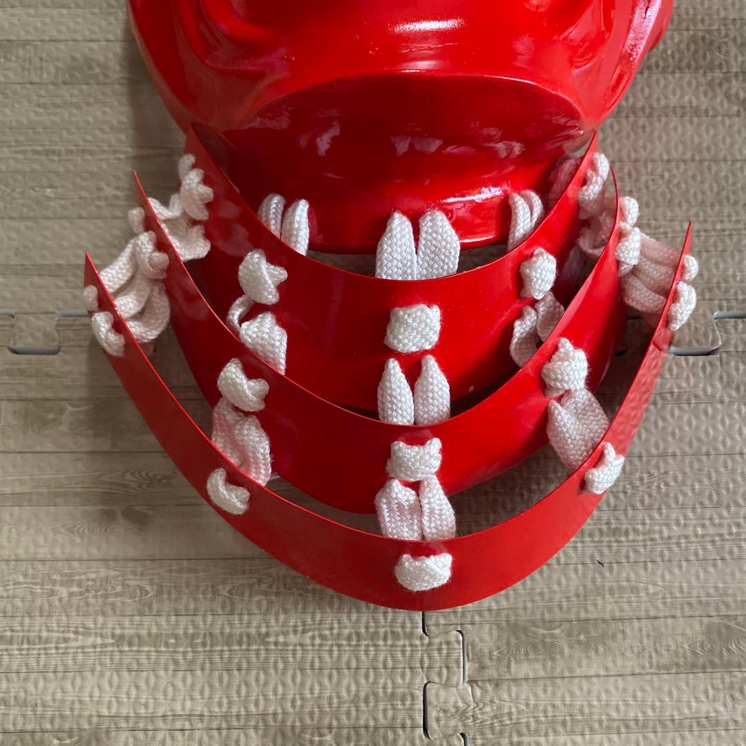 【着用可能】手作り　武具　鎧兜　甲冑　等身大　半頬　面頬　mempo 兜