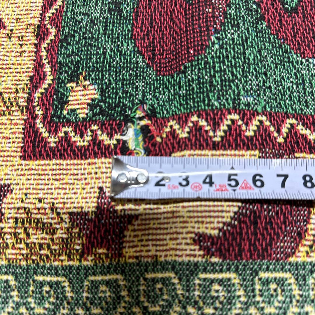 クリスマス　マルチカバー　ソファーカバー　ヴィンテージラグ　186x131