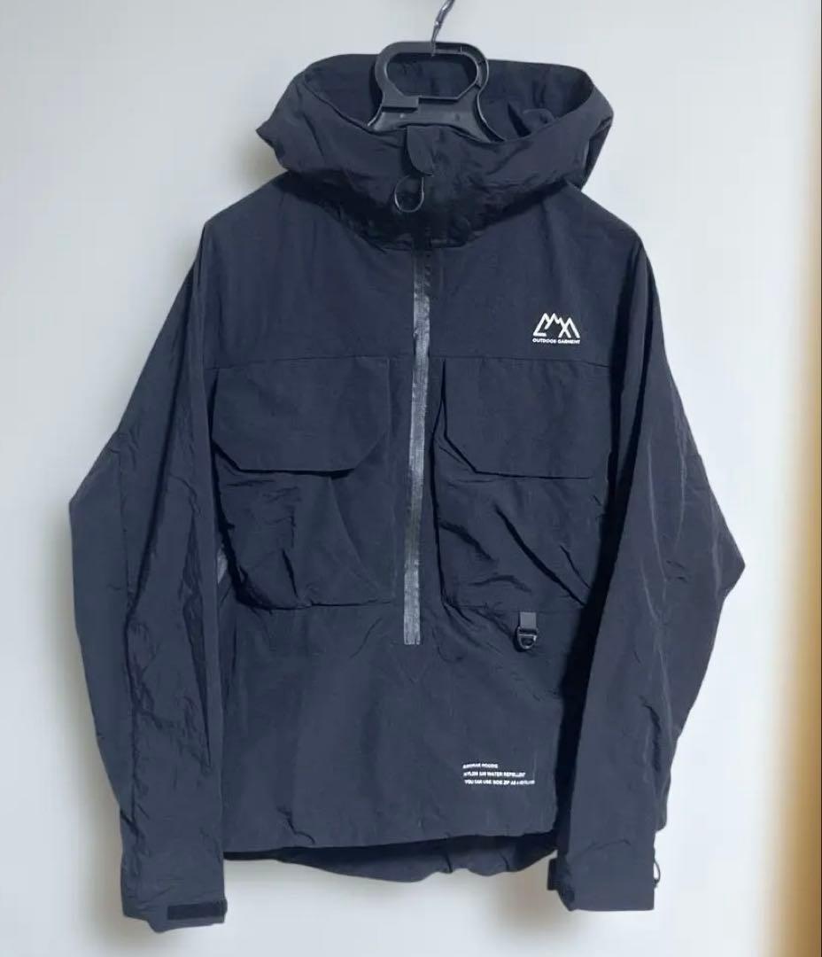 【超美品】CMF OUTDOOR GARMENT アノラックフーディ S 黒