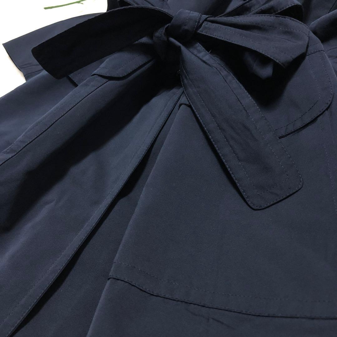 極美品　近年モデル✨　エスマックスマーラ　トレンチコート　ベルテッドコート　濃紺