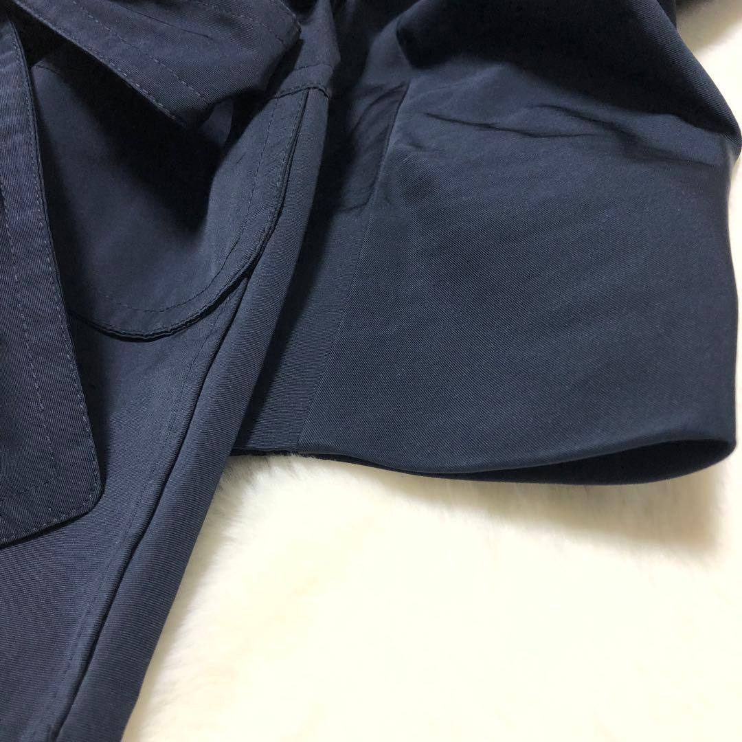 極美品　近年モデル✨　エスマックスマーラ　トレンチコート　ベルテッドコート　濃紺