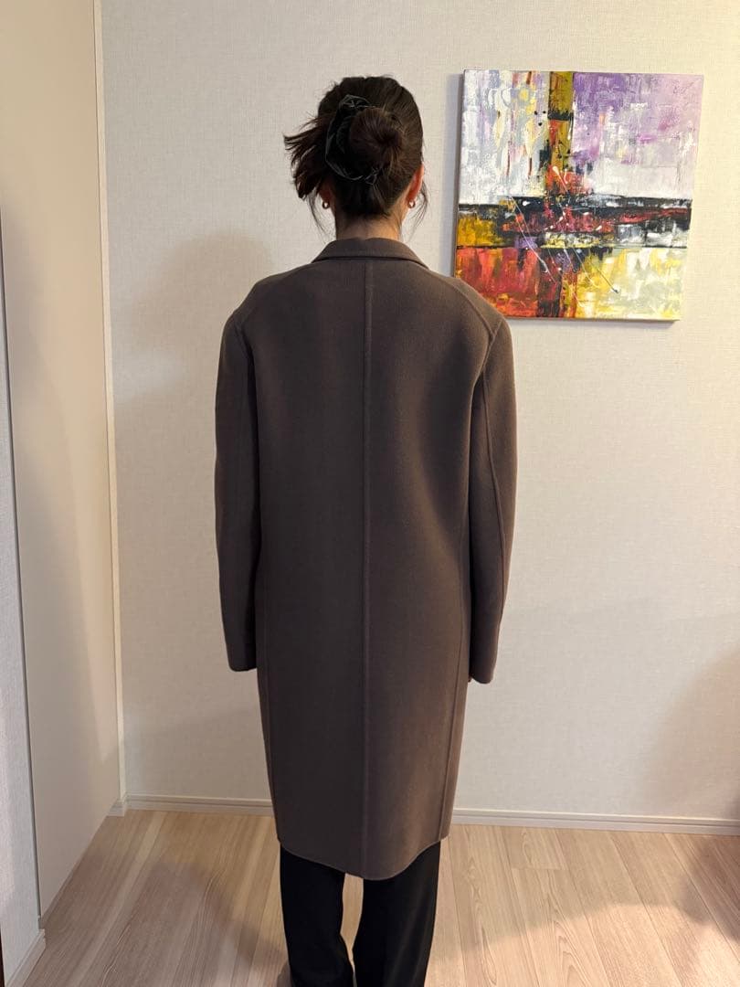 着画有 美品JIL SANDAR ジルサンダー コート ブラウン ジルサンダー