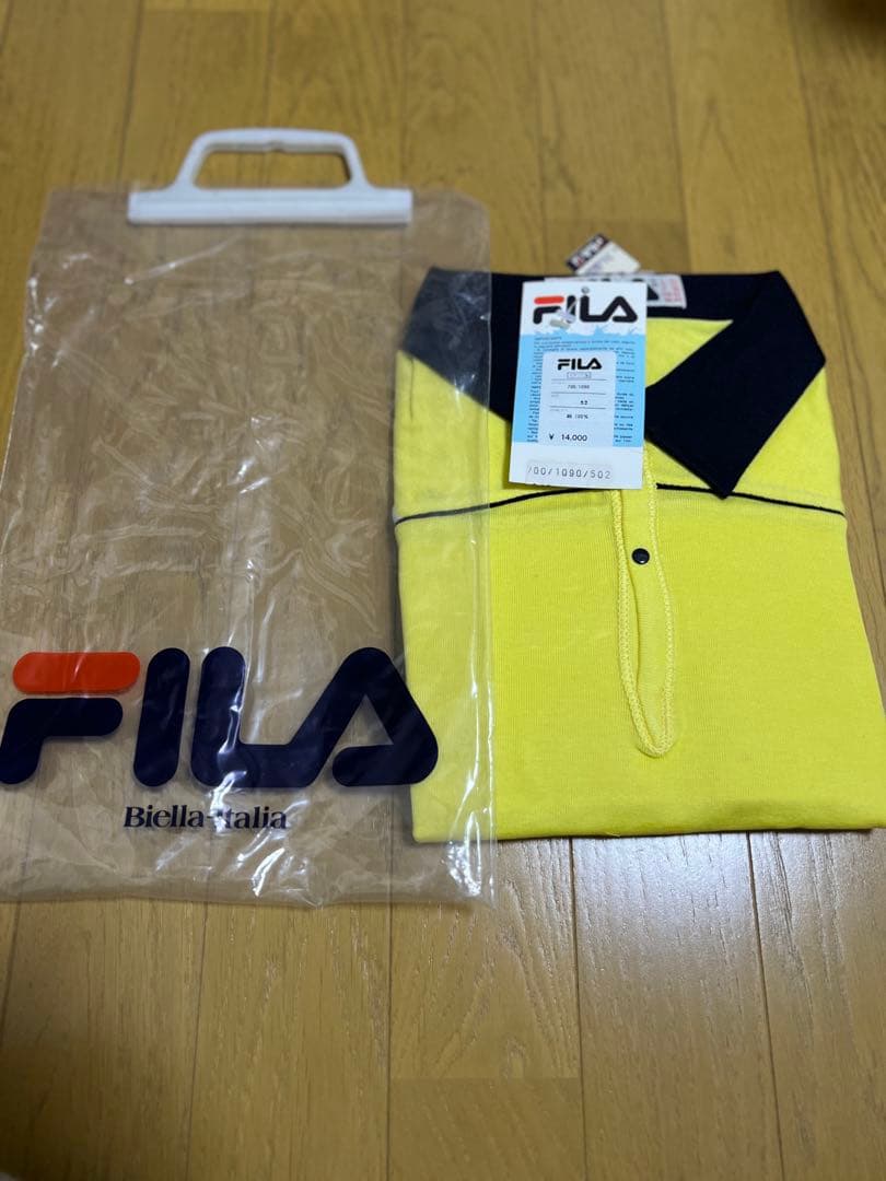 FILA テニスポロシャツ イエロー　未開封新品