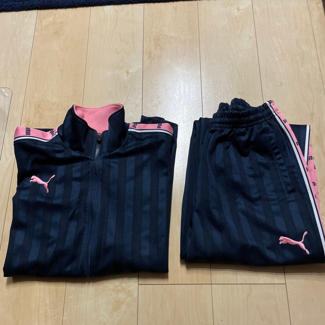 PUMA ジャージ上下セット ネイビー/ピンク 上下セット　希少