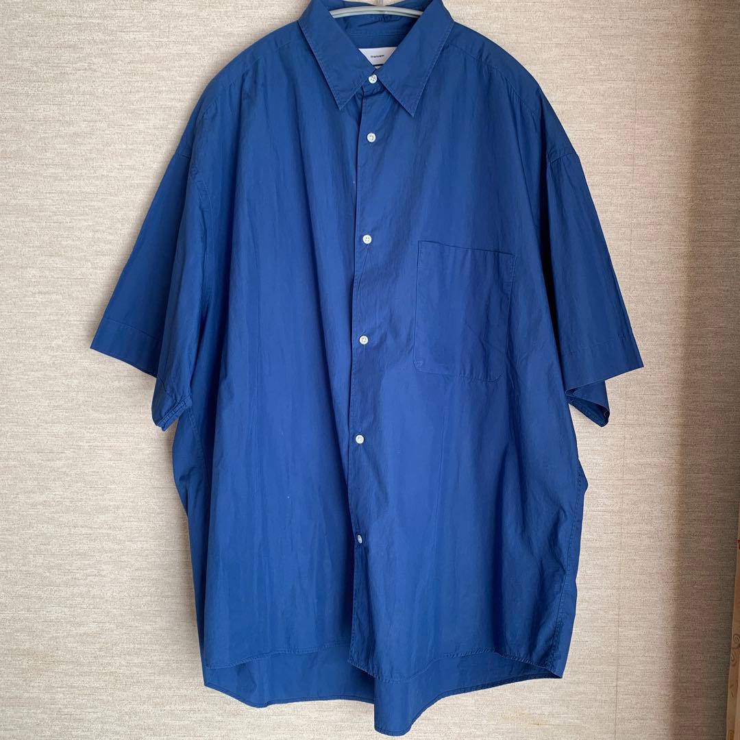Graphpaper ブルー 半袖シャツ F