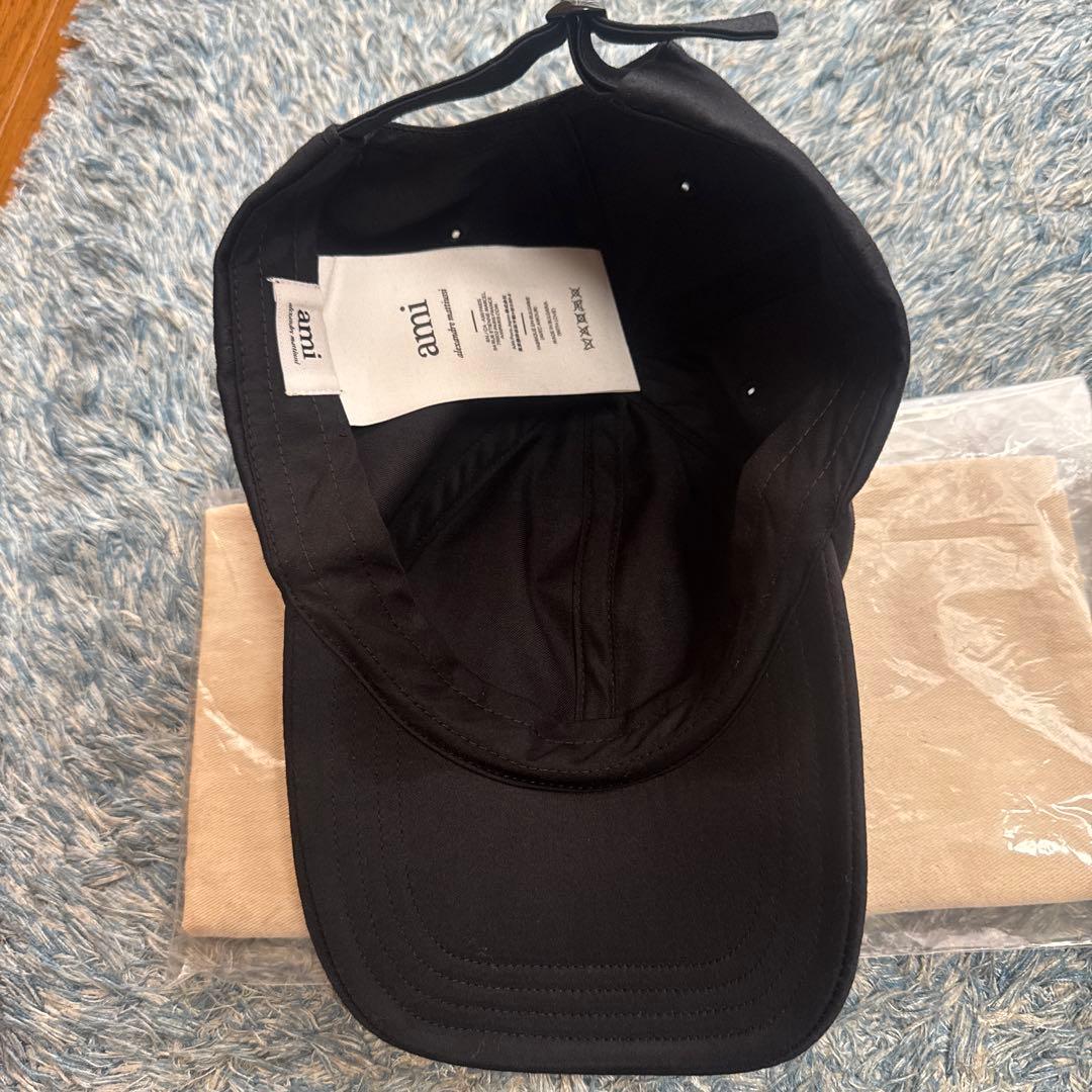 AMI PARIS アミ パリス スタッド キャップ スタッズ ブラックロゴ