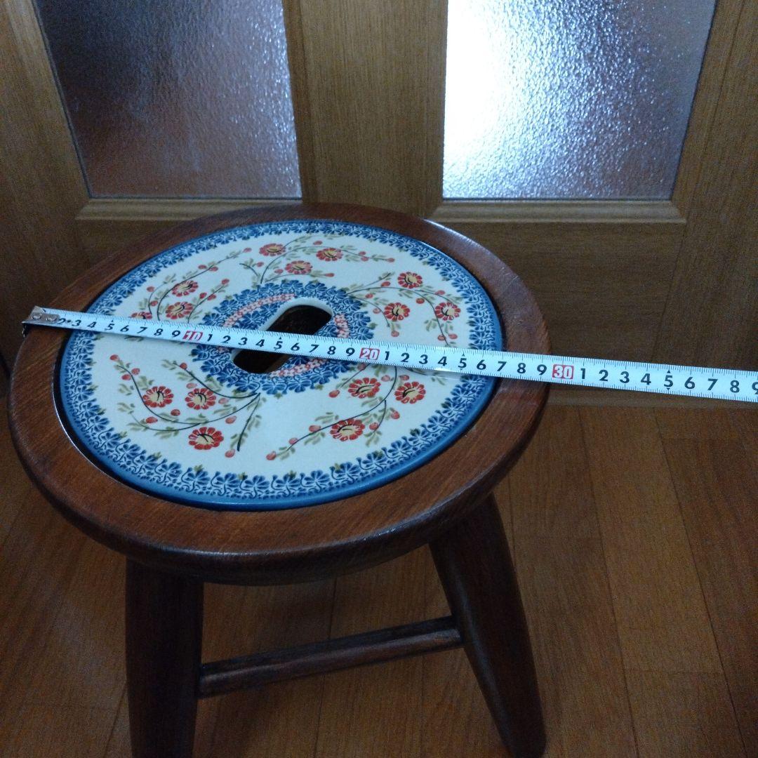ポーランド食器　スツール＆手つきボウル
