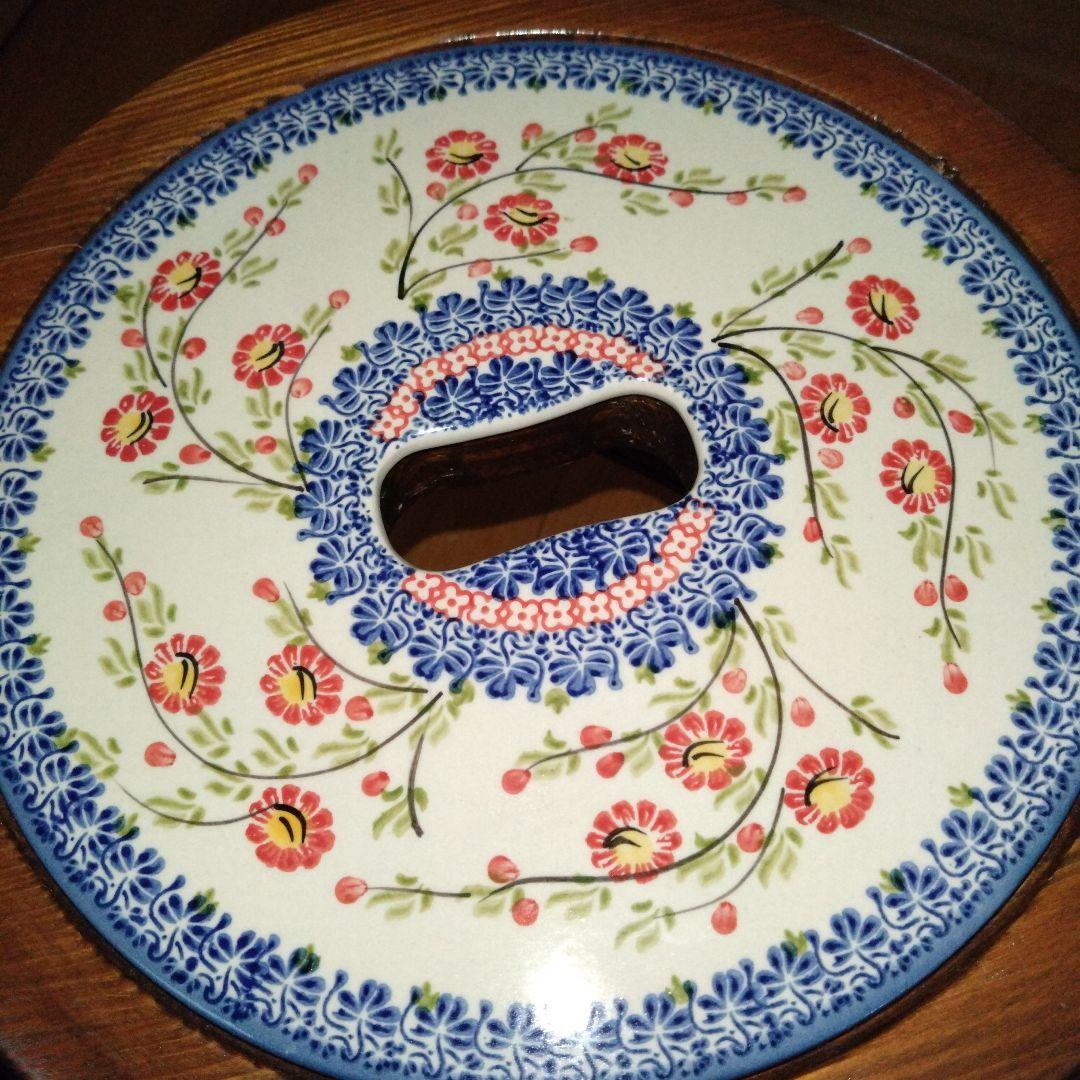 ポーランド食器　スツール＆手つきボウル