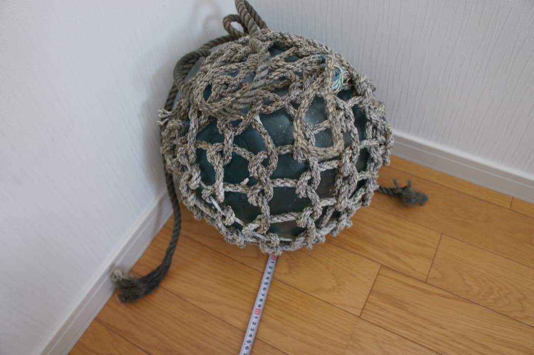 装飾用ガラス浮き ネット付き（30cm）