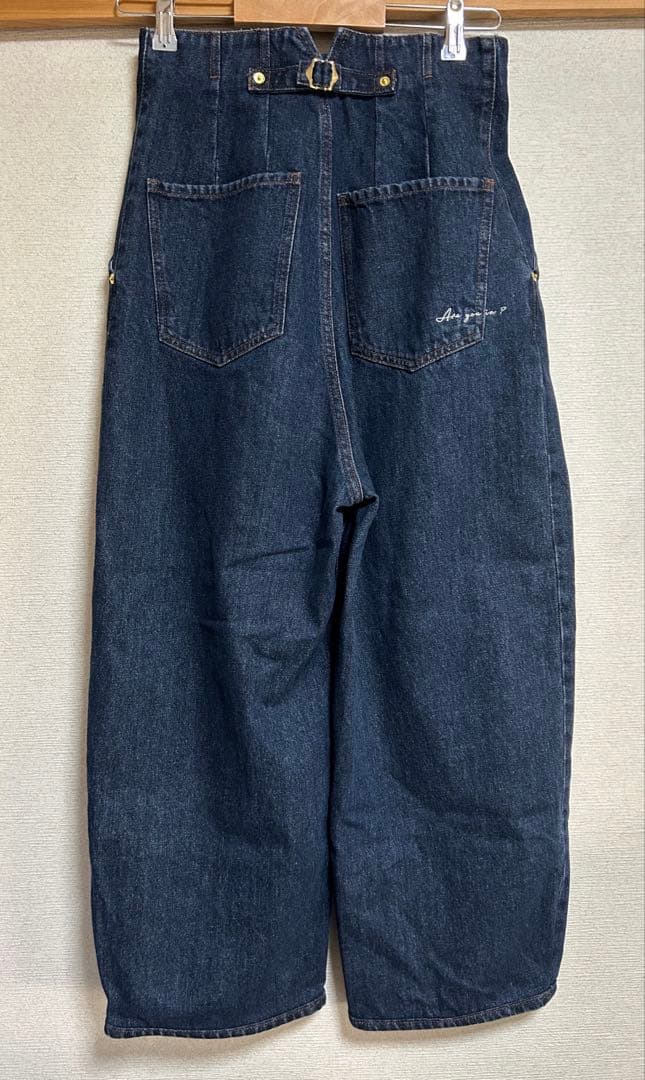 辻元舞さん　I'm in デニム　丈短め　Ｍ　ネイビー