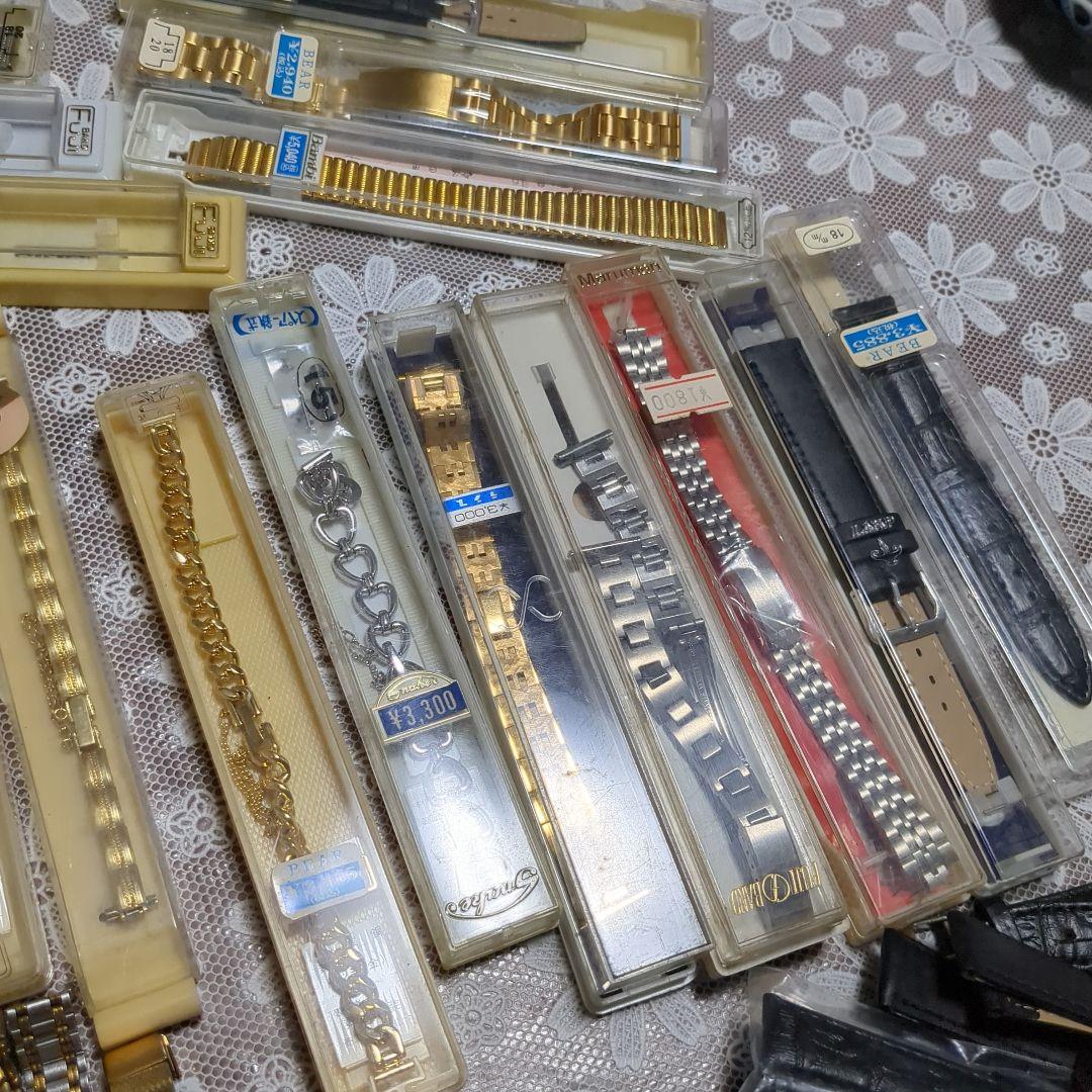 ティファニィグッチローレクスその他保管品不動品電池切れケースベルト皮ベルト未使用