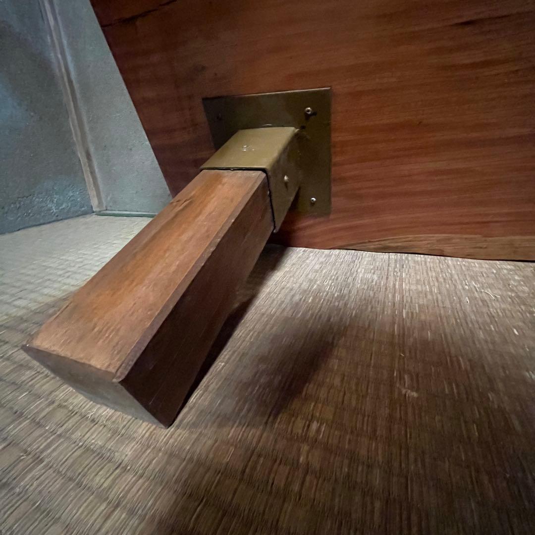 一枚板 無垢 天然木 耳付き 座卓 ローテーブル