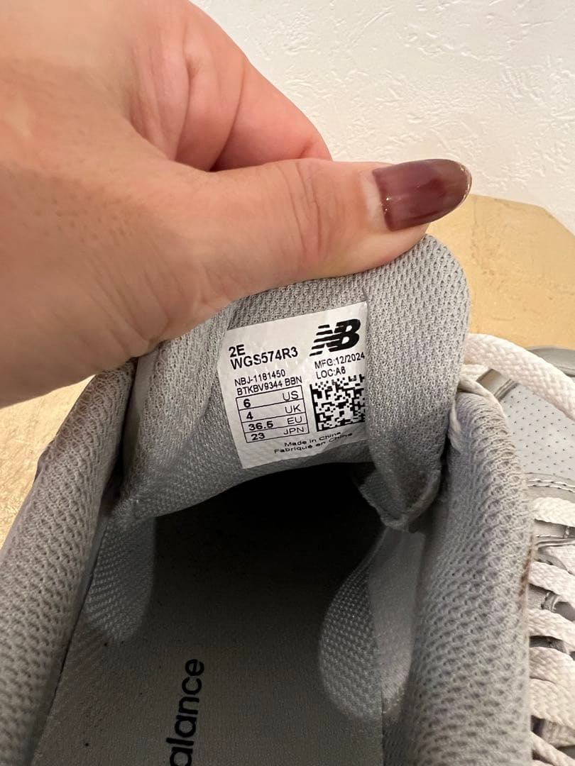 1度のみ使用！23cm New Balance ゴルフシューズ