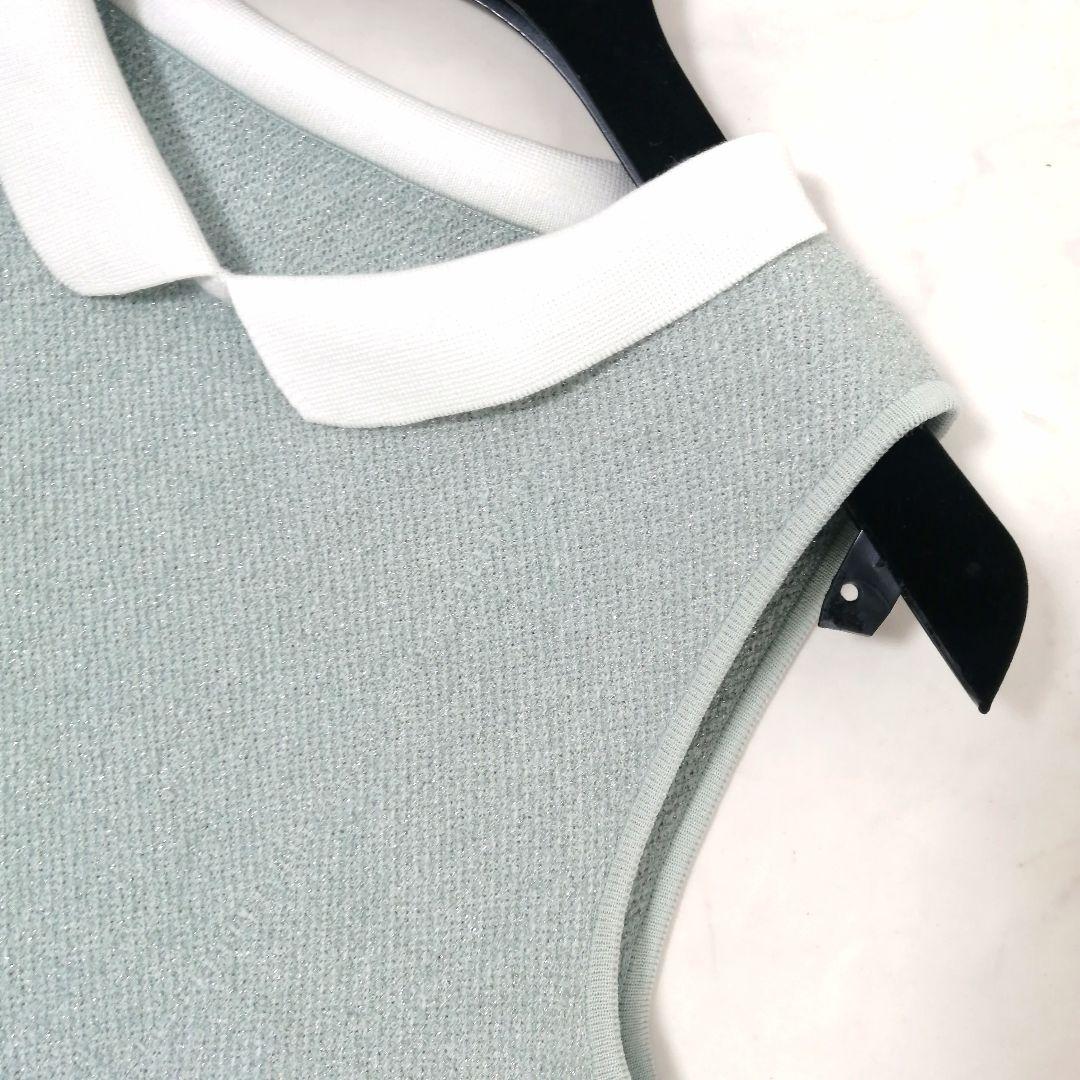 美品✨ フォクシー　ワンピ―ス　ニットドレス スワロー　ラメ　22年　近年　38