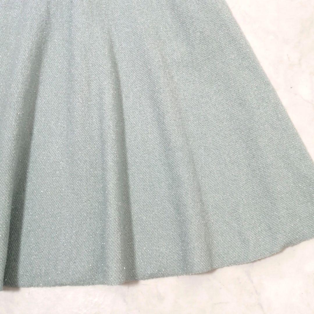 美品✨ フォクシー　ワンピ―ス　ニットドレス スワロー　ラメ　22年　近年　38