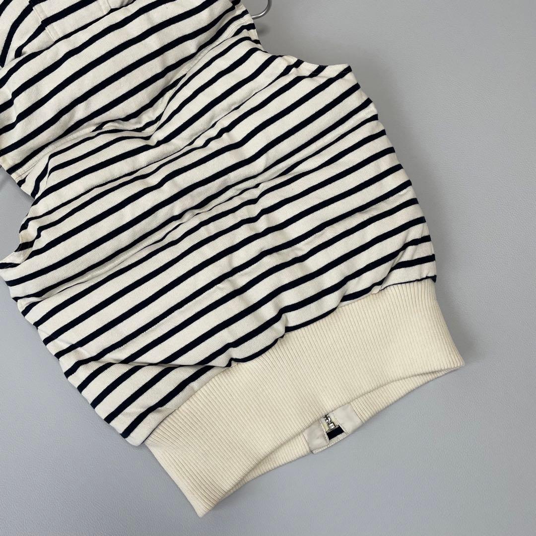 美品✨バーバリーブルーレーベル リバーシブル ダウンベスト 水鳥天然羽毛 M