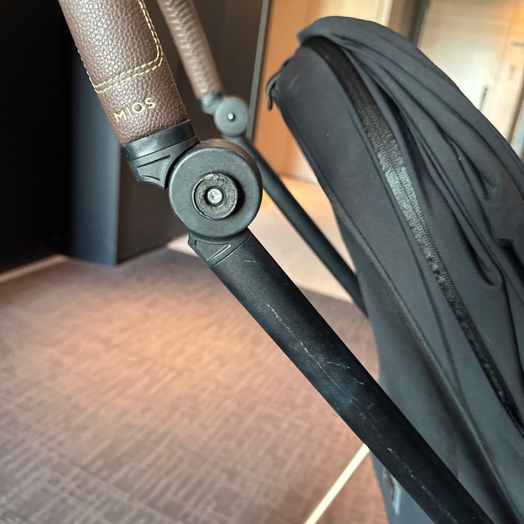 応相談都内お届け：Cybex mios ブラック バギー