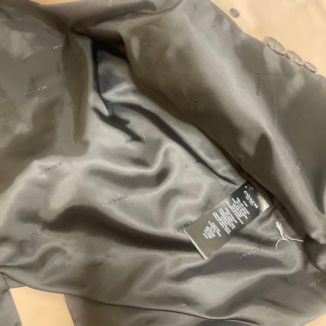 美品COACH サーモンピンクた・トレンチコート