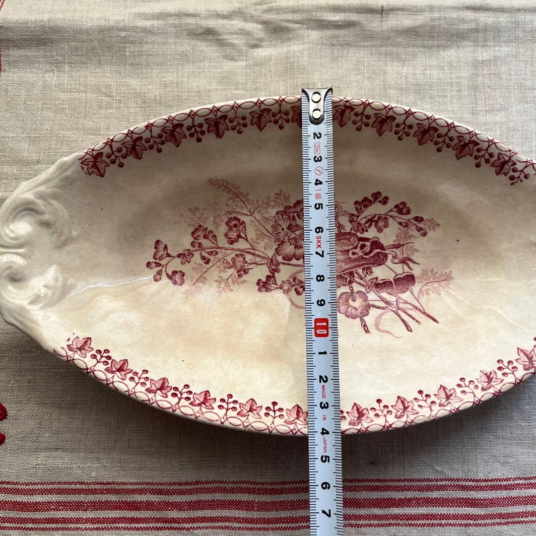 フランスアンティーク ONNAING窯 AMOURS ラヴィエ　希少　レア