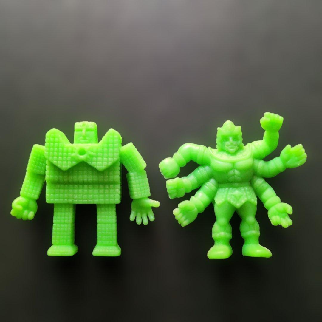 キン肉マン　キン消し　キンケシ　黄緑色　海外版　MUSCLE　サンシャイン