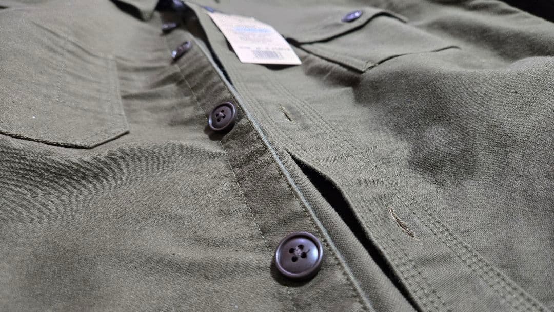 桃太郎ジーンズ モールスキン 長袖シャツ