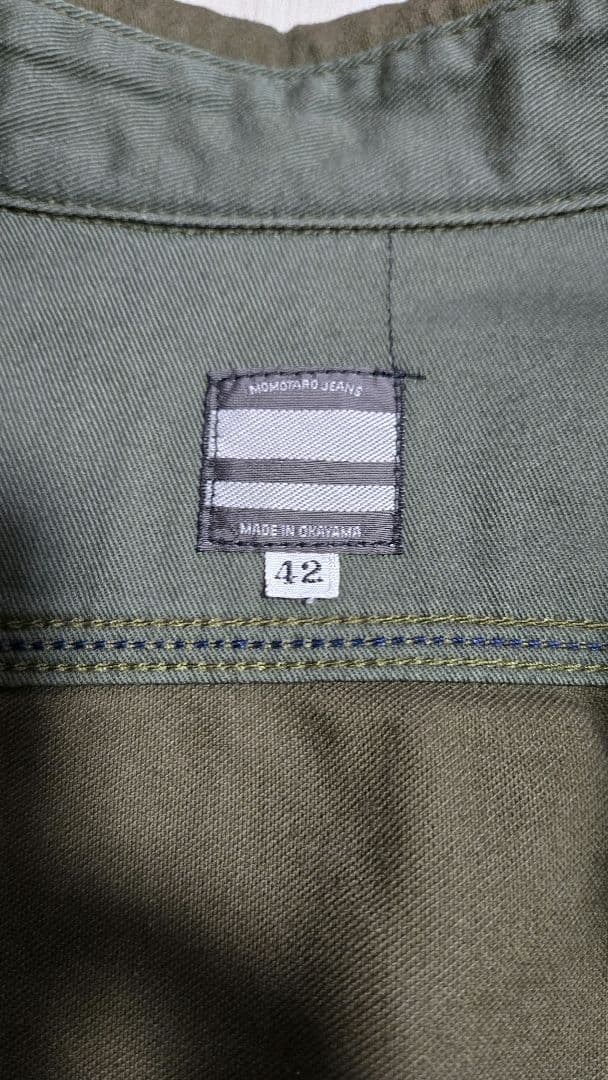 桃太郎ジーンズ モールスキン 長袖シャツ