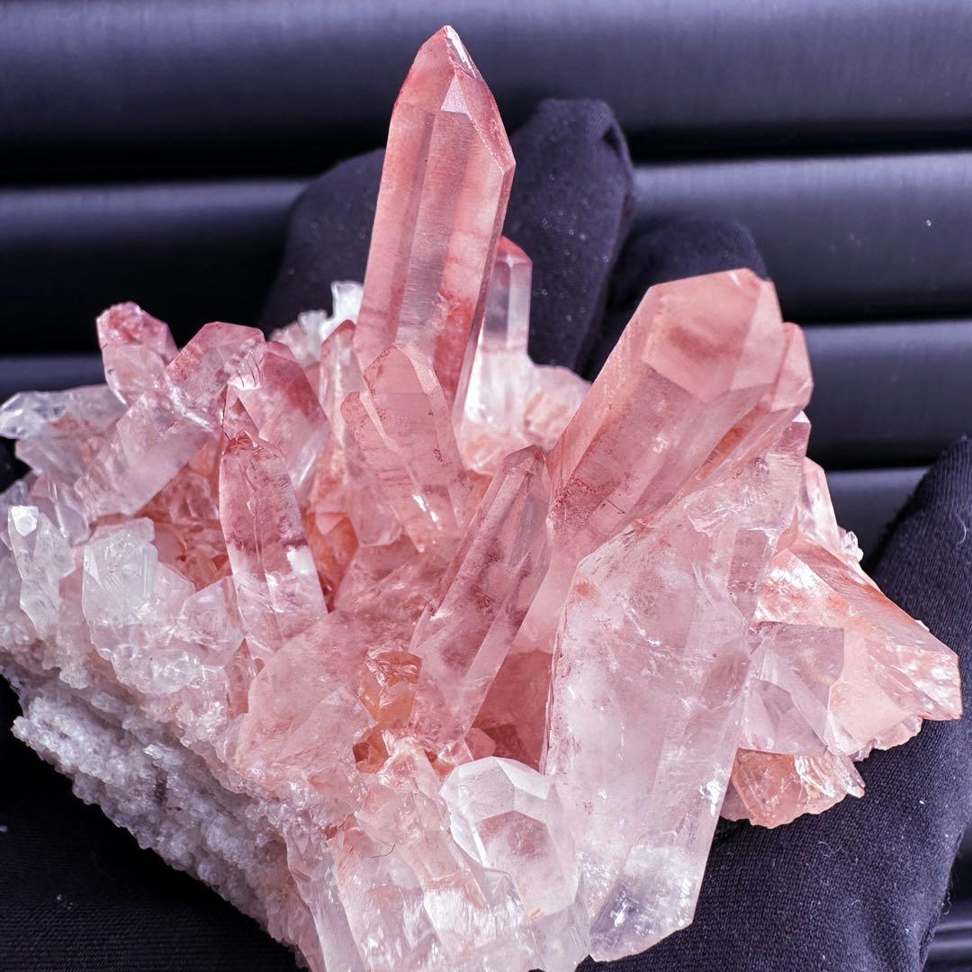 希少❗️高品質❗️超綺麗♡超強いパワー ピンク ヒマラヤ クラスター天然石A1558