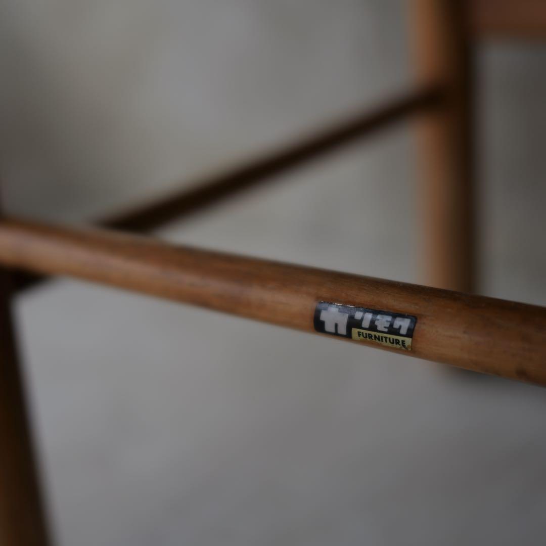 オールドカリモク ダイニングチェア　フルメンテ済エイジング感のある一点物