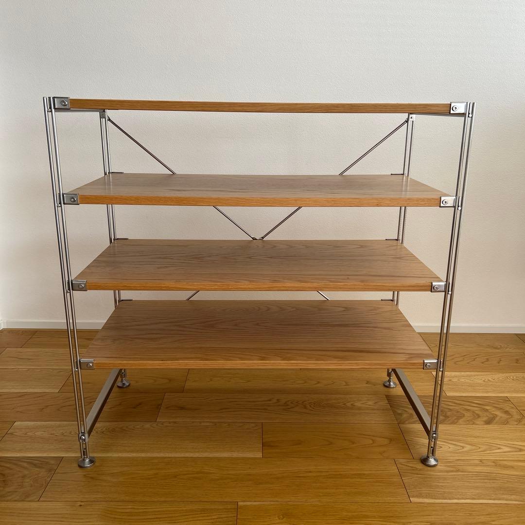 【1/31まで】【組み立て済】無印良品スチールラック 4段