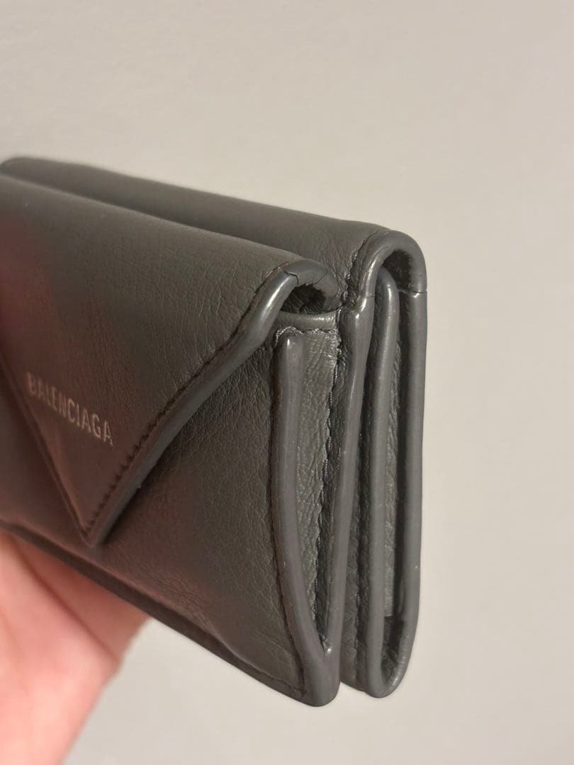 BALENCIAGA グレー 三つ折り財布