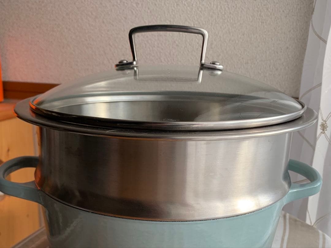 LE CREUSET 蒸し器 24cm ステンレス