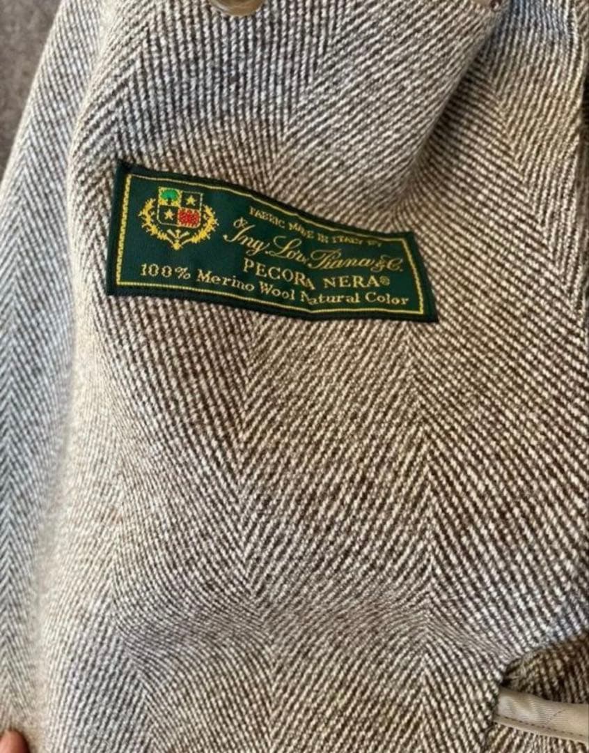 【美品】ロロピアーナ　ペコラネラ　オーバーコート　オーダー品