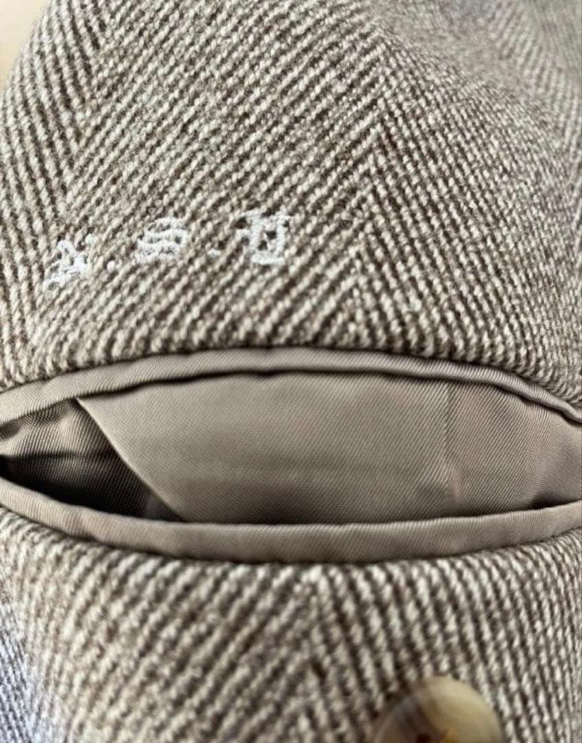 【美品】ロロピアーナ　ペコラネラ　オーバーコート　オーダー品