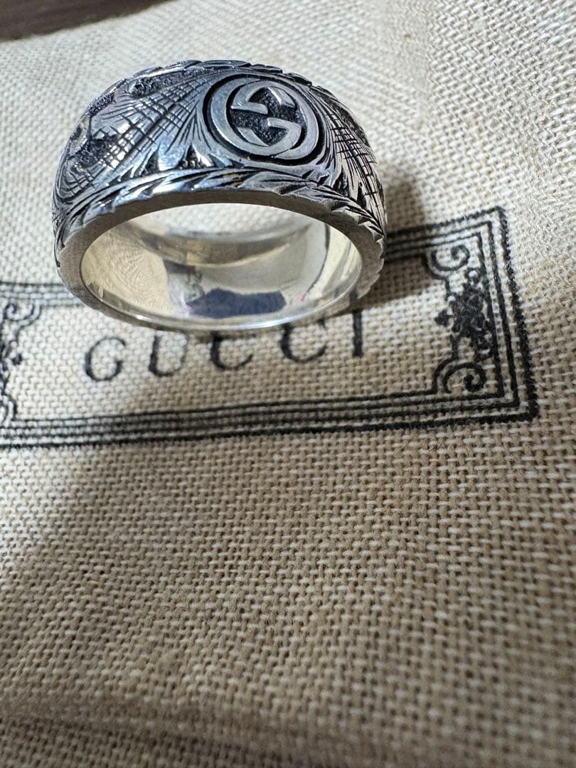 GUCCI タイガーリング 箱付き 19号