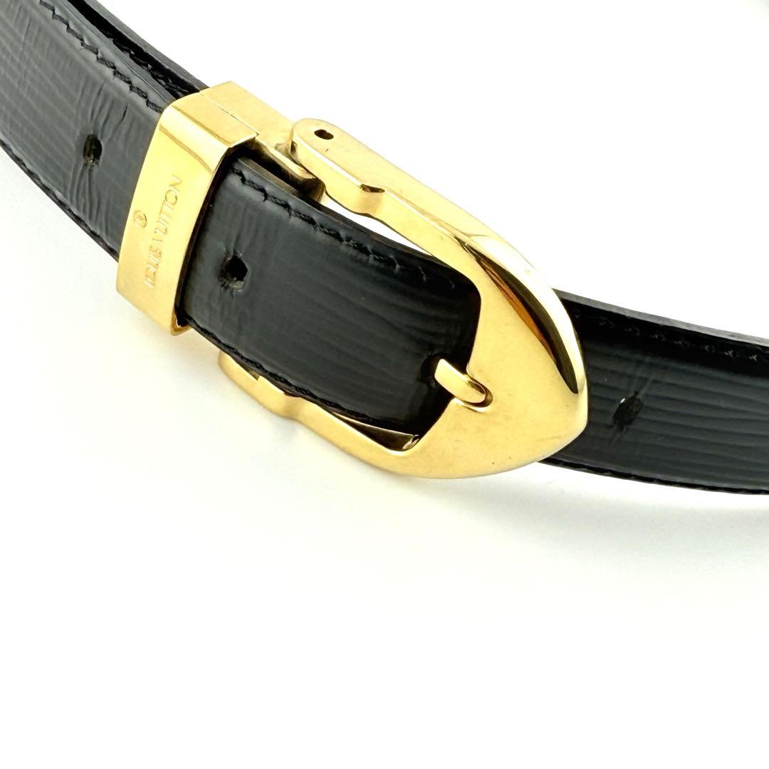 【美品】　ルイヴィトン　エピ　サンチュールクラシック　ベルト　黒