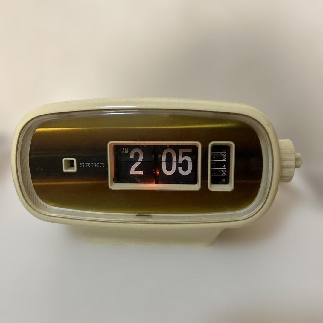 SEIKO セイコー　パタパタ時計　DP619 稼働品 昭和レトロ