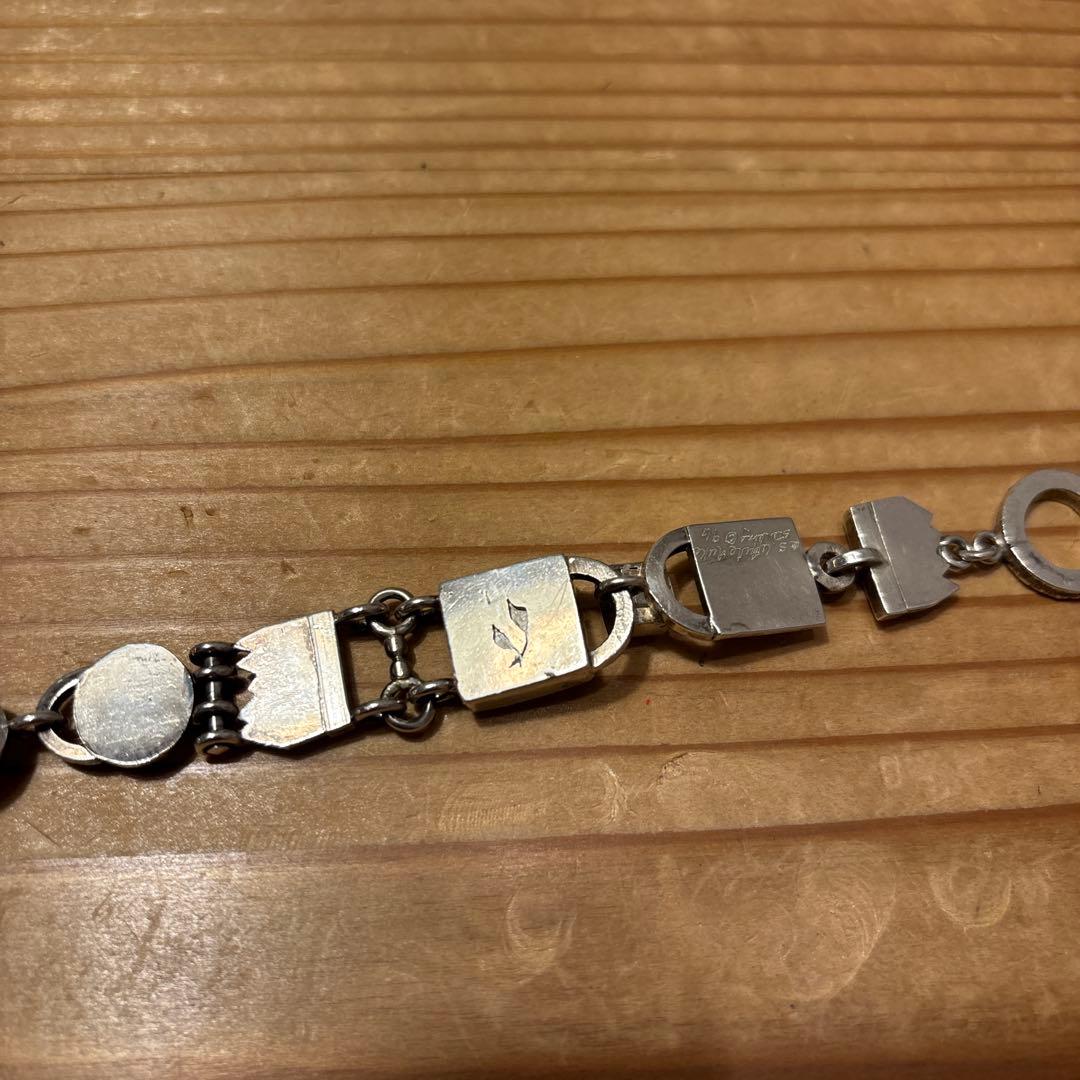 銀製　ハンドメイド　シルバーブレスレット