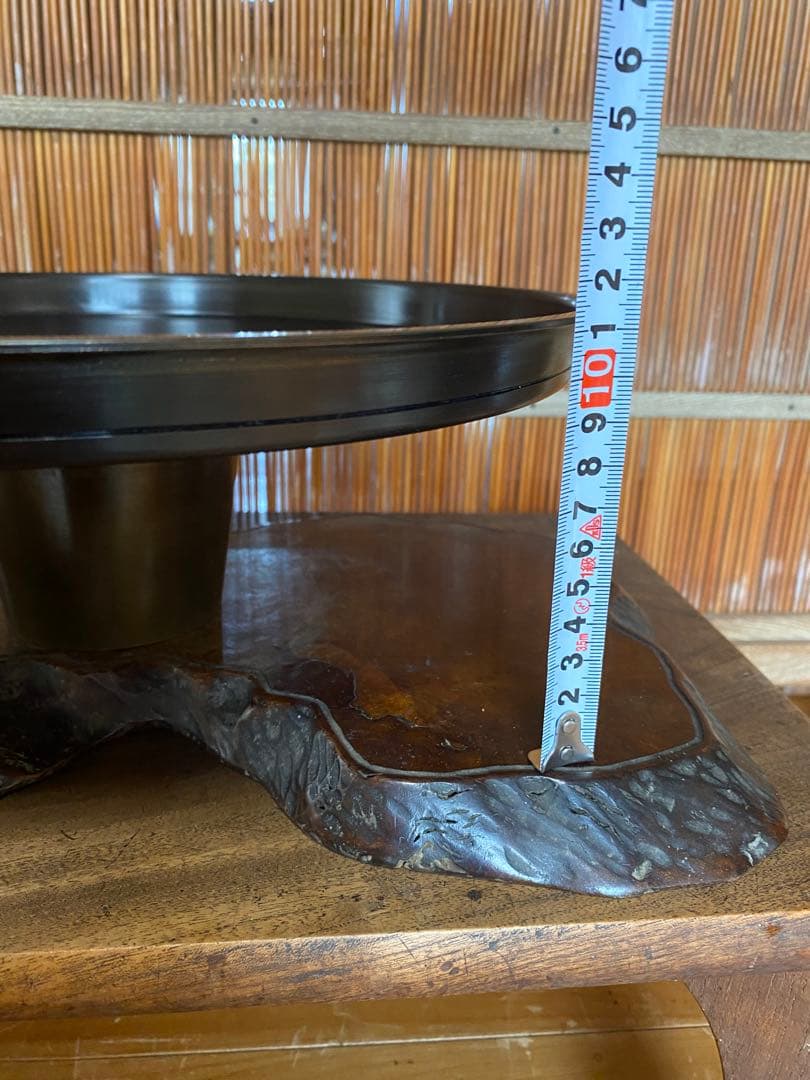 池坊　草月　銅製　唐銅　花器