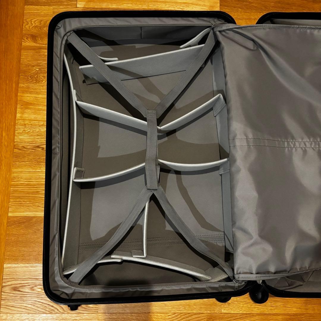 無印良品　ハードキャリー　大型(85L) 白　仕切り付き　取扱説明書付き