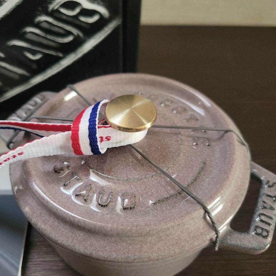 【新品・生涯保障付】初回限定 ノブ シフォンローズ10cmピコココット ラウンド