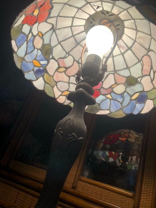 ステンドグラス フロアスタンド インテリア アンティーク ビンテージ